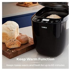 Tower T11003 2 lb Digital Bread Maker with 12 Automatic Programs