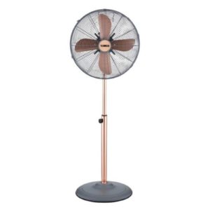 Tower T643000G Cavaletto 16 Inch Metal Pedestal Fan with 3 Speed Settings Rose Gold