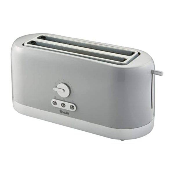 Swan ST10091GYRN Four Slice Longslot Toaster