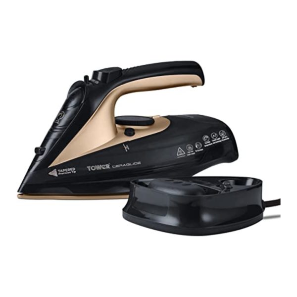 Tower T22008BKG 2400W 2 in 1 Ceraglide Cord/Cordless Steam Iron