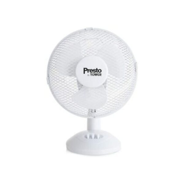 Desk fan white