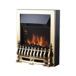 Whitby  WL45049 Brass Electric Fire Insert 200W 2 HEATING OPTIONS – choose from 1000W and 2000W of power and get your living room heated effectively MODERN INSET STYLE – fit the heater neatly against the wall and help save vital space in your home CHROME FINISH – a stylish chrome coating is a perfect fit for those renovating an older house or newer build homes that don’t have fireplaces REALISITIC COLE AND FLAME EFFECT – offering a contemporary and convenient alternative to the traditional fireplace PROGRAMMABLE TIMER – schedule the heater to turn on at certain points throughout the day, as well as scheduling it for the whole 7 days so it’s warm when you get home