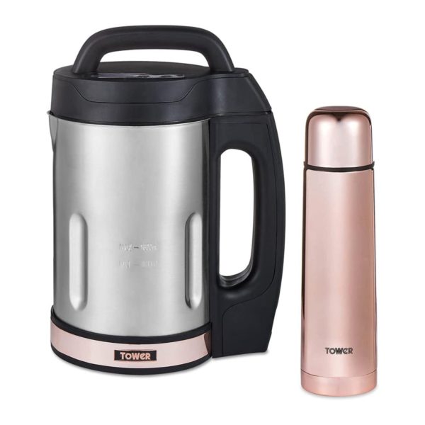 Tower T12055RG 1.6Litre Soup And Smoothie Maker Rose Gold