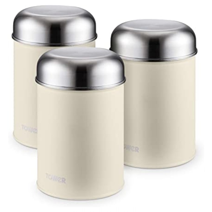 3 storage Canisters Tower set