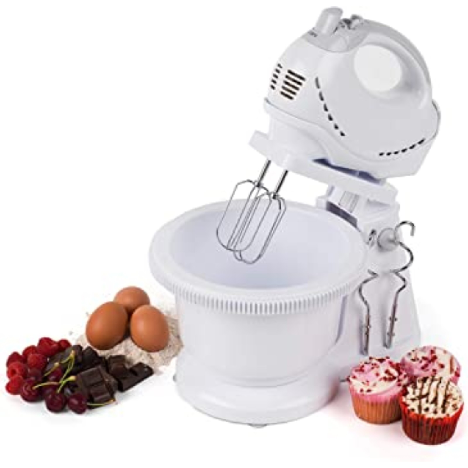 Miniature REAL Working Mixer 2in1 Hand and Stand Mixer in Pastel