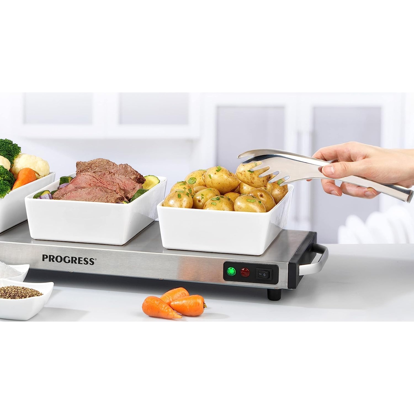 CORDLESS HOT PLATE ( RECHARGEABLE / ELECTRIC WARMING TRAY)--#25,000 Brand  new quality UK brand Basically keeps your food warmer for…
