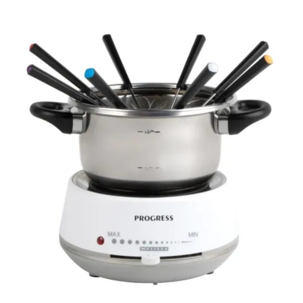 Progress EK4375P Swiss Fondue Set Silver