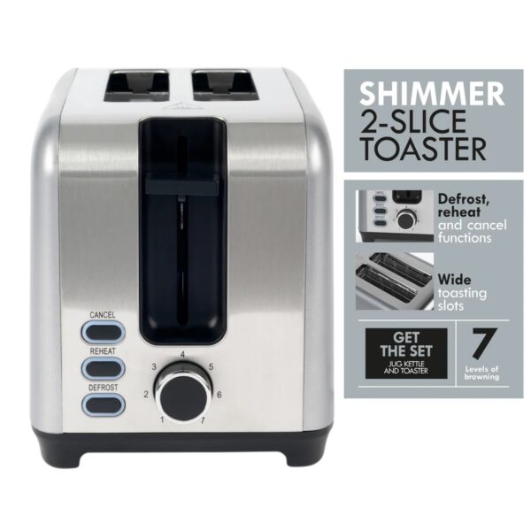 Progress EK4536P Shimmer 2 Slice Toaster