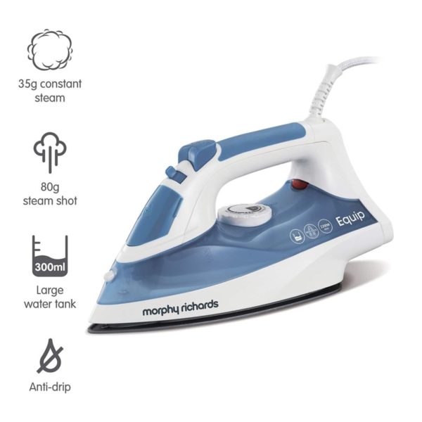 MORPHY RICHARDS 300400  EQUIP IRON Blue and White - Image 2