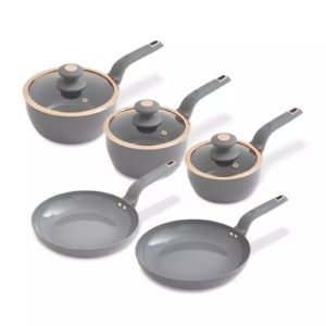 Tower T800232GRY Cavaletto 5 Piece Non Stick Cookware Set Grey Tower T800232GRY Cavaletto 5 Piece Non Stick Cookware Set Grey