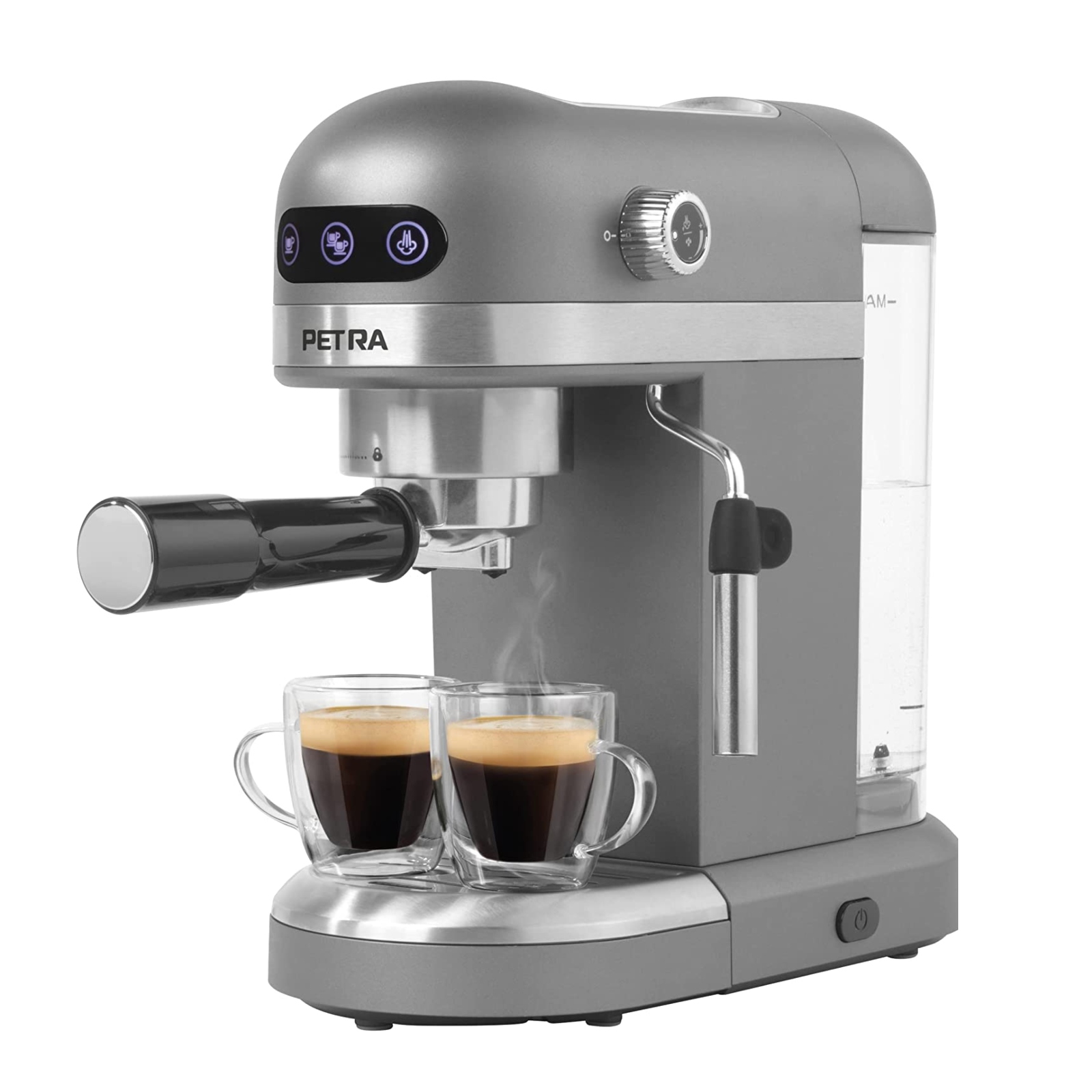 Petra PT5240 Espresso Coffee Machine Grey