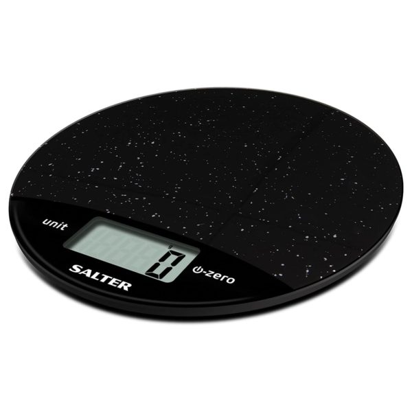 Salter 1009BKDR Black Marble Electronic Kitchen Scale - Image 2