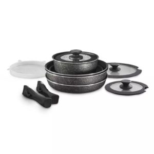 Tower T900160 Freedom 13 Piece Precision Non Stick Cookware Set Grey Tower Freedom 13 Piece Precision Non Stick Cookware Set Grey