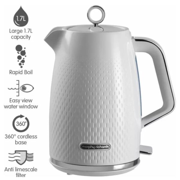 Morphy Richards 103012 Verve 1.7L Jug kettle white - Image 2