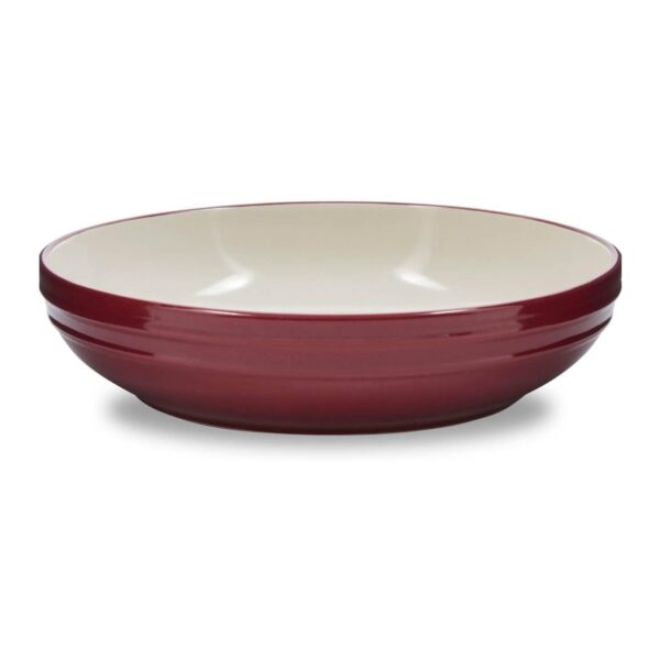 Barbary and Oak B0867012RED Foundry 4pc Pasta Bowl Set Bordeaux Red