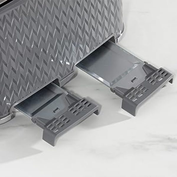 Daewoo SDA1865 Argyle Collection 4 Slice Toaster Grey
