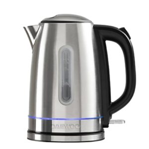 Daewoo SDA2544 Edinburgh 3KW Stainless Steel Kettle Grey Daewoo Edinburgh 3KW Stainless Steel Kettle Grey