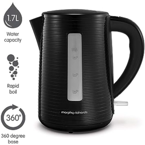 Morphy Richards 108398 Arc 1.7L Jug Kettle Black