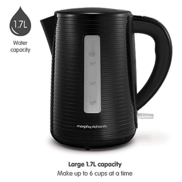 Morphy Richards 108398 Arc 1.7L Jug Kettle Black