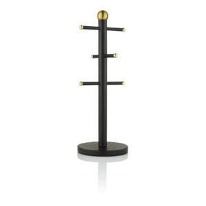 Swan SWKA17520BLKN Gatsby 6 Cup Mug Tree Black Swan Gatsby 6 Cup Mug Tree Black