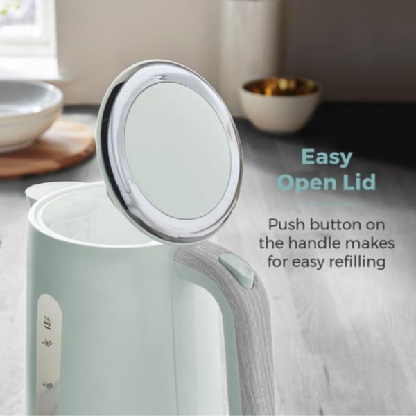 Tower T10037GRN Scandi 1.7L Kettle Sage Green Kettle and Toaster Man