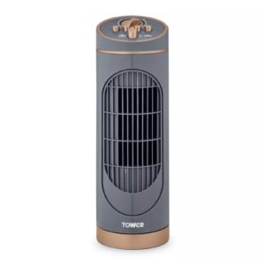 Tower Cavaletto Rose Gold Edition 14 Inch Tower Fan Grey