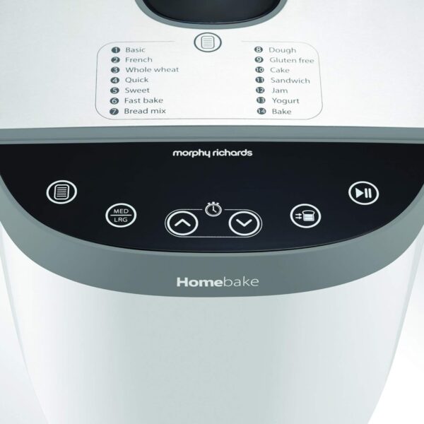 Morphy Richards 502001 Homebake Bread Maker WHITE