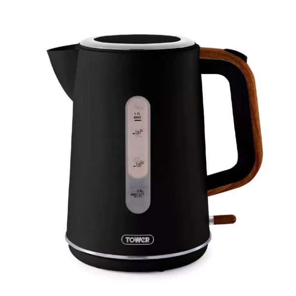 Tower Scandi 1.7L Rapid Boil Kettle Black