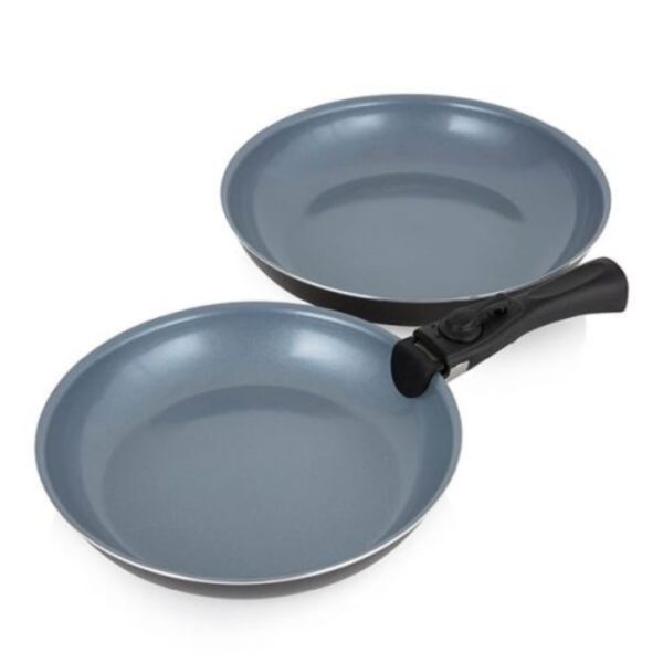 Tower Freedom 3 Piece Non Stick Frying Pan Set Grey