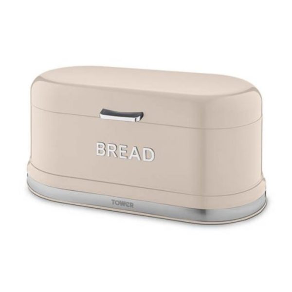 Tower T826170CHA Belle 11.5Litre Bread Bin Chantilly