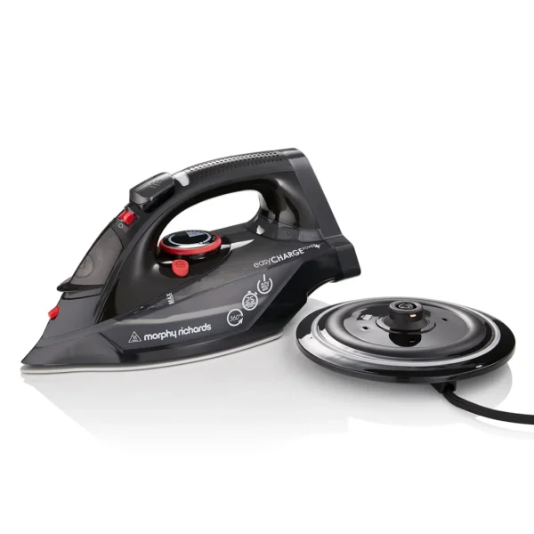 Morphy Richards 303251 easyCHARGE 2400W Power+ Cordless Iron Black