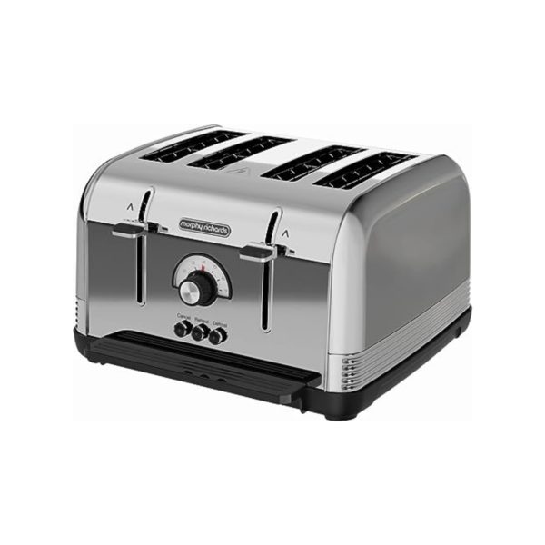 Morphy Richards Venture Retro 4 Slice Toaster Polished