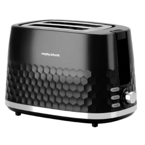 Morphy Richards 220021 Dimensions 2 Slice Toaster Two Slice Toaster Black toaster Brand New