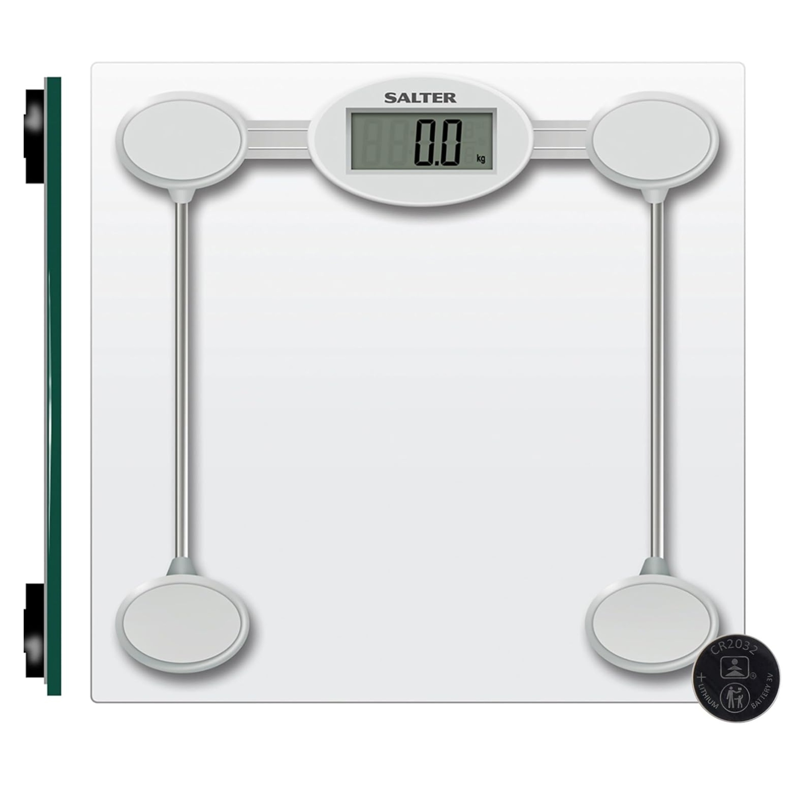 Salter 9018S  Glass Electronic Scale Silver