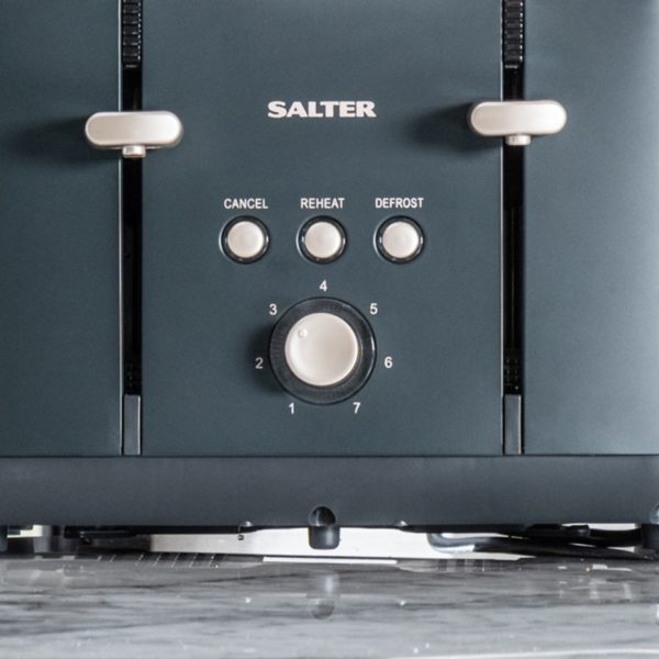 Salter EK5565BGRY Marino 4 Slice Toaster Grey