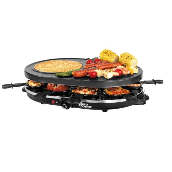 Giles And Posner EK4512G Tabletop Raclette & Crepe Grill