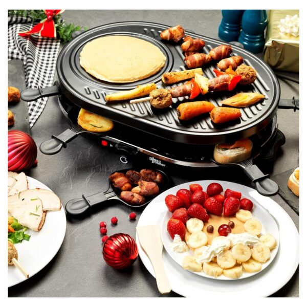 Giles And Posner EK4512G Tabletop Raclette & Crepe Grill