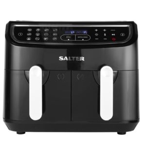 Salter EK4548BLK Dual Basket  Air  Fryer Black