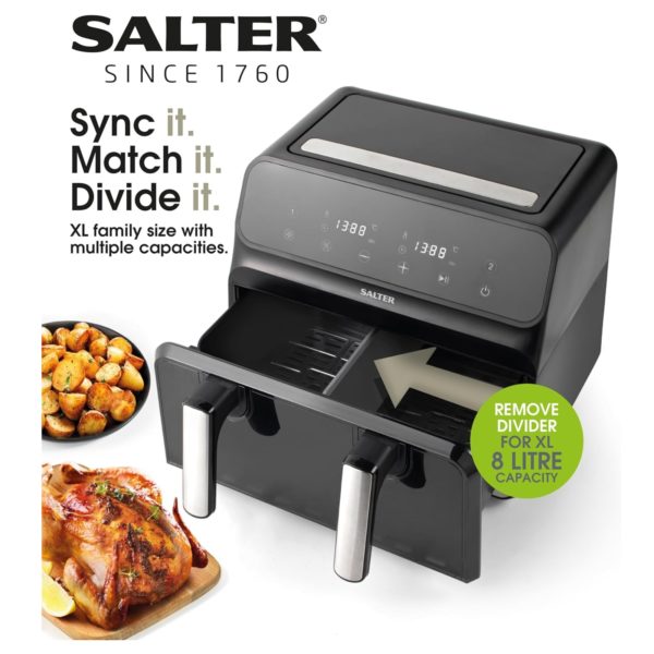 Salter Fuzion Dual Air Fryer  EK5728