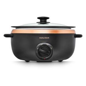 Morphy Richards Sear And Stew 6.5L Slow Cooker Rose Gold