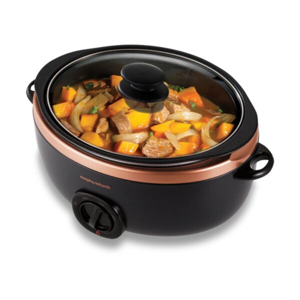 Morphy Richards 461016 Sear And Stew 6.5L Slow Cooker Rose Gold