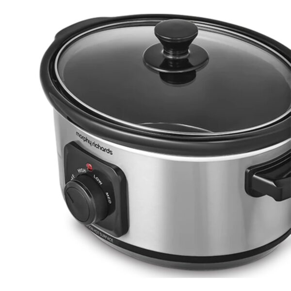 Morphy Richards 460017 3.5L Ceramic Slow Cooker Stainless