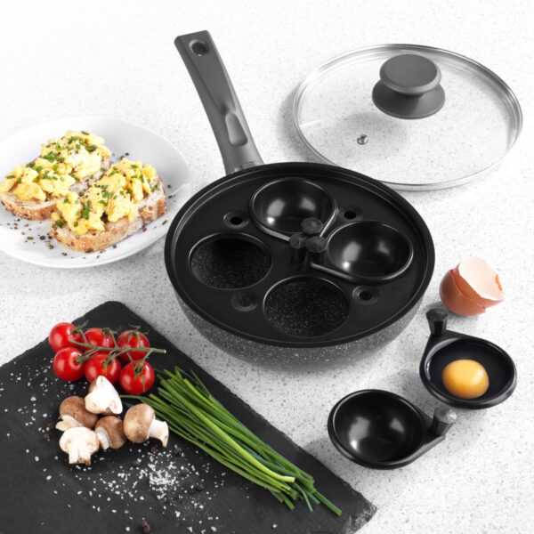 Salter BW09339AR Marblestone The Complete Egg Pan