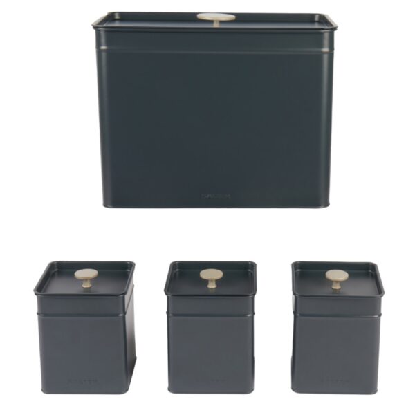 Salter Marino 4 Piece Countertop Set Blue Grey