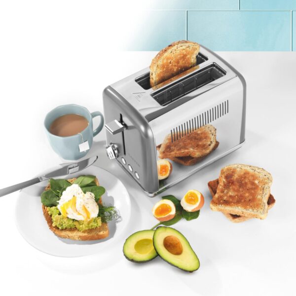 Salter EK4536GUNMETAL Cosmos 2 Slice Toaster