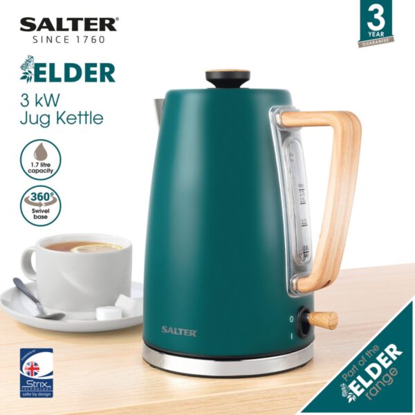 Salter EK5039TL Elder 3KW Jug Kettle Teal - Image 2