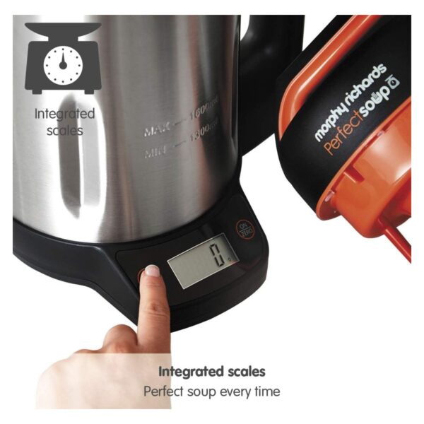 Morphy Richards  501025 1.6l Perfect Soup Maker Integrated Scales