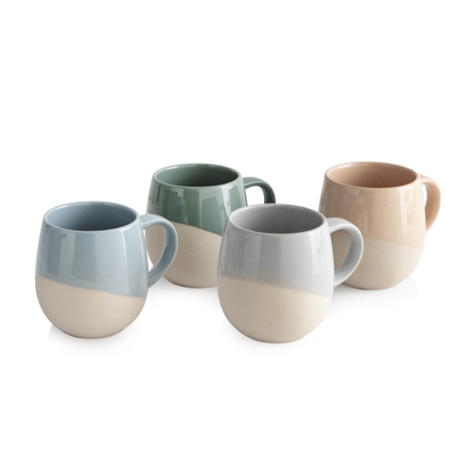 Barbary And Oak BO874000 4 Piece Mug Set Colour Dipped Barbary And Oak 4 Piece Mug Set Colour Dipped