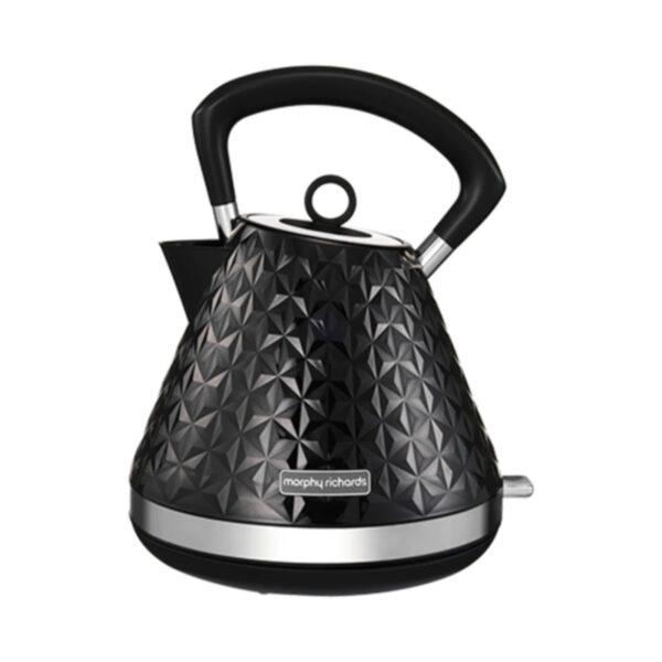 Morphy Richards Vector 1.5 Litre Pyramid Kettle Black