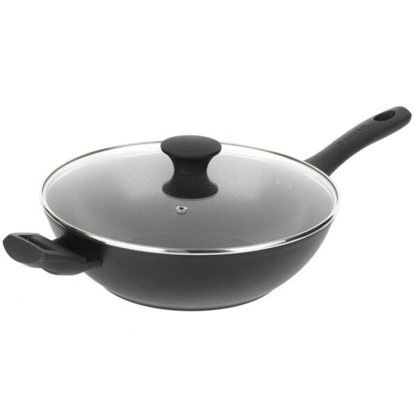 Salter Geo Hex 28cm Wok With Lid